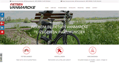 Desktop Screenshot of fietsenvanmarcke.be