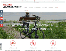 Tablet Screenshot of fietsenvanmarcke.be